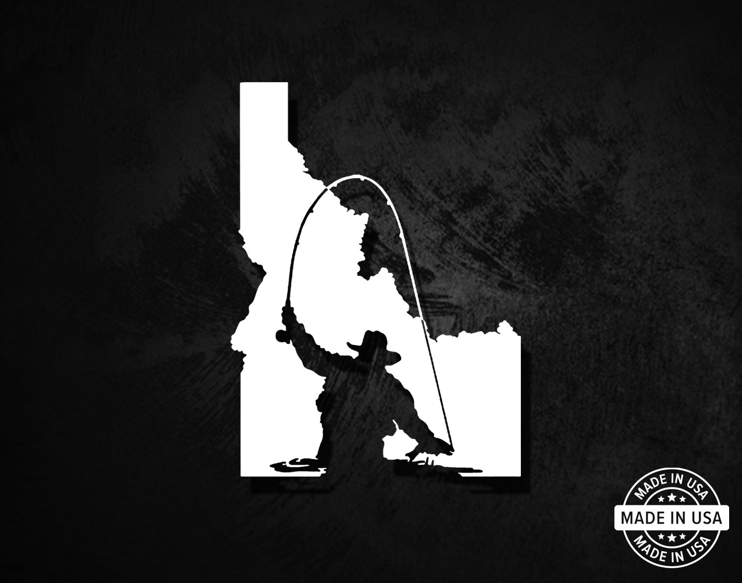 idaho State Fly Fishing Decal – American Die-Cut Decals