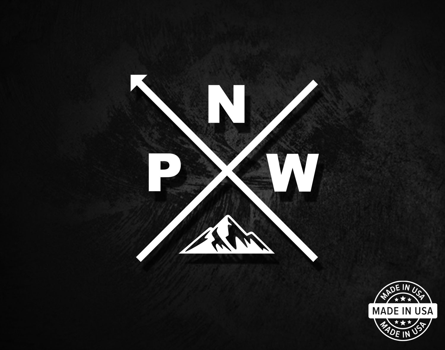 PNW (Pacific Northwest) Mountains Decal